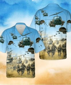 Us Army Parachute Hawaiian Shirt