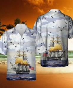 Us Navy Uss Constitution Hawaiian Aloha Shirts