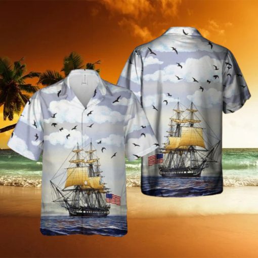 Us Navy Uss Constitution Hawaiian Aloha Shirts