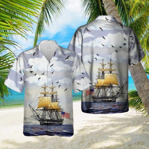 Us Navy Uss Constitution Hawaiian Aloha Shirts