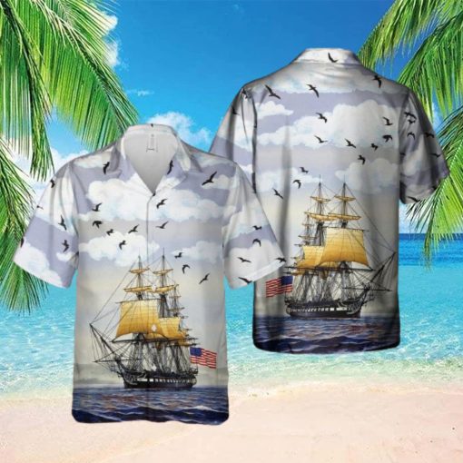 Us Navy Uss Constitution Hawaiian Aloha Shirts