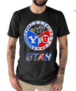 Utah Sports Teams Jazz Utes And Cougars Shirt