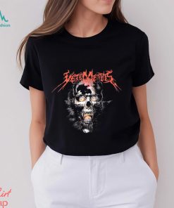 VETEMENTS SKULL PRINT OVERSIZED T SHIRT