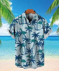 Vacation Hawaiian Tropical Palms Short Sleeve Shirt