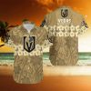 Vegas Golden Knights NHL Hawaiian Shirt Tropical Pattern Practical Beach Gift