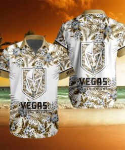 Vegas Golden Knights NHL Hawaiian Shirt Flower Pattern Hockey Fans Gift