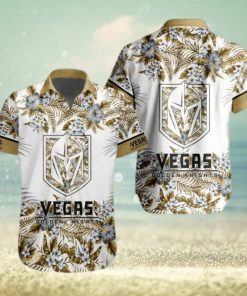 Vegas Golden Knights NHL Hawaiian Shirt Flower Pattern Hockey Fans Gift