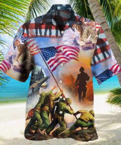 Veteran USA Veteran Proud Hawaiian Shirt