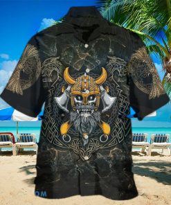 Viking Skull King Darkness 3D Hawaiian Shirt For Men And Women Gift