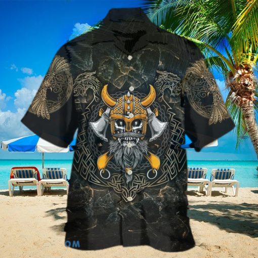 Viking Skull King Darkness 3D Hawaiian Shirt For Men And Women Gift