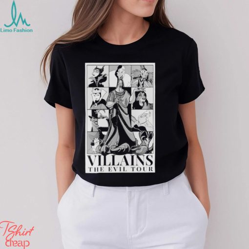 Villains Club The Evil Tour Disney Villain shirt