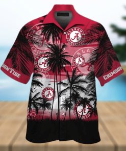 Vintage Aloha NCAA Alabama Crimson Tide Hawaiian Shirt Summer Beach Gift