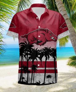 Vintage Aloha NCAA Arkansas Razorbacks Hawaiian Shirt Summer Vacation Gift