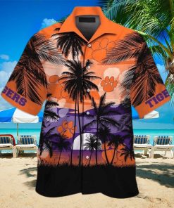 Vintage Aloha NCAA Clemson Tigers Hawaiian Shirt Gift For Beach Lovers