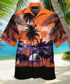 Vintage Aloha NCAA Clemson Tigers Hawaiian Shirt Gift For Beach Lovers