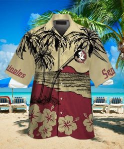 Vintage Aloha NCAA Florida State Seminoles Hawaiian Shirt Beach Gift For Friend