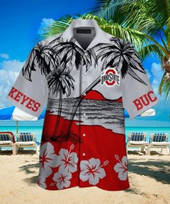 Vintage Aloha NCAA Ohio State Buckeyes Hawaiian Shirt Beach Gift For Dad