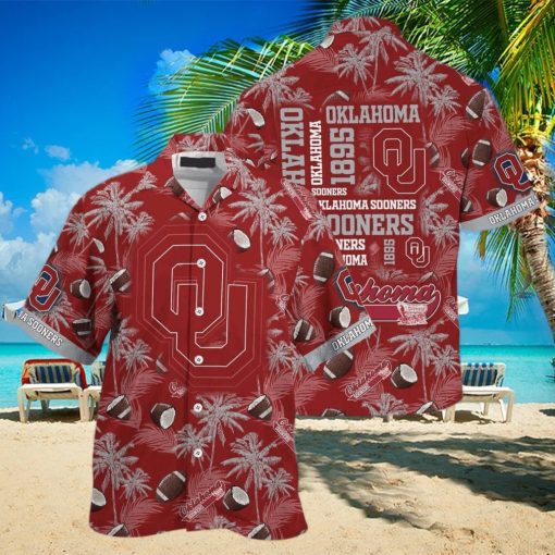 Vintage Aloha NCAA Oklahoma Sooners Hawaiian Shirt Beach Gift For Him