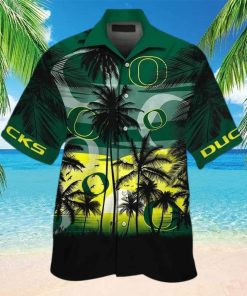 Vintage Aloha NCAA Oregon Ducks Hawaiian Shirt Gift For Beach Lovers