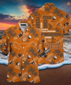 Vintage Aloha NCAA Texas Longhorns Hawaiian Shirt Gift For Football Fans hawaiian shirt