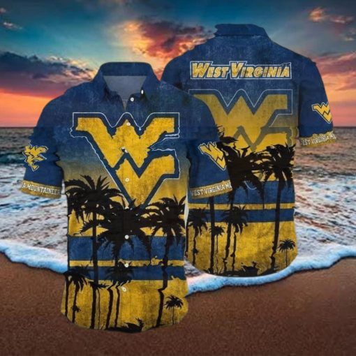 Vintage Aloha NCAA Virginia Mountaineers Hawaiian Shirt