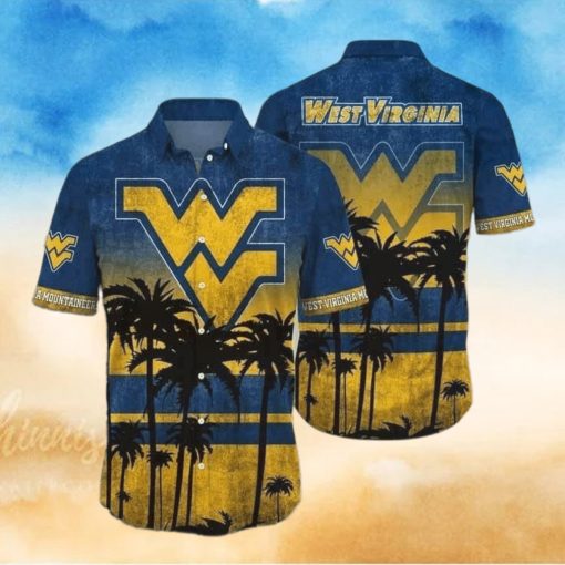 Vintage Aloha NCAA Virginia Mountaineers Hawaiian Shirt