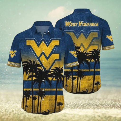 Vintage Aloha NCAA Virginia Mountaineers Hawaiian Shirt