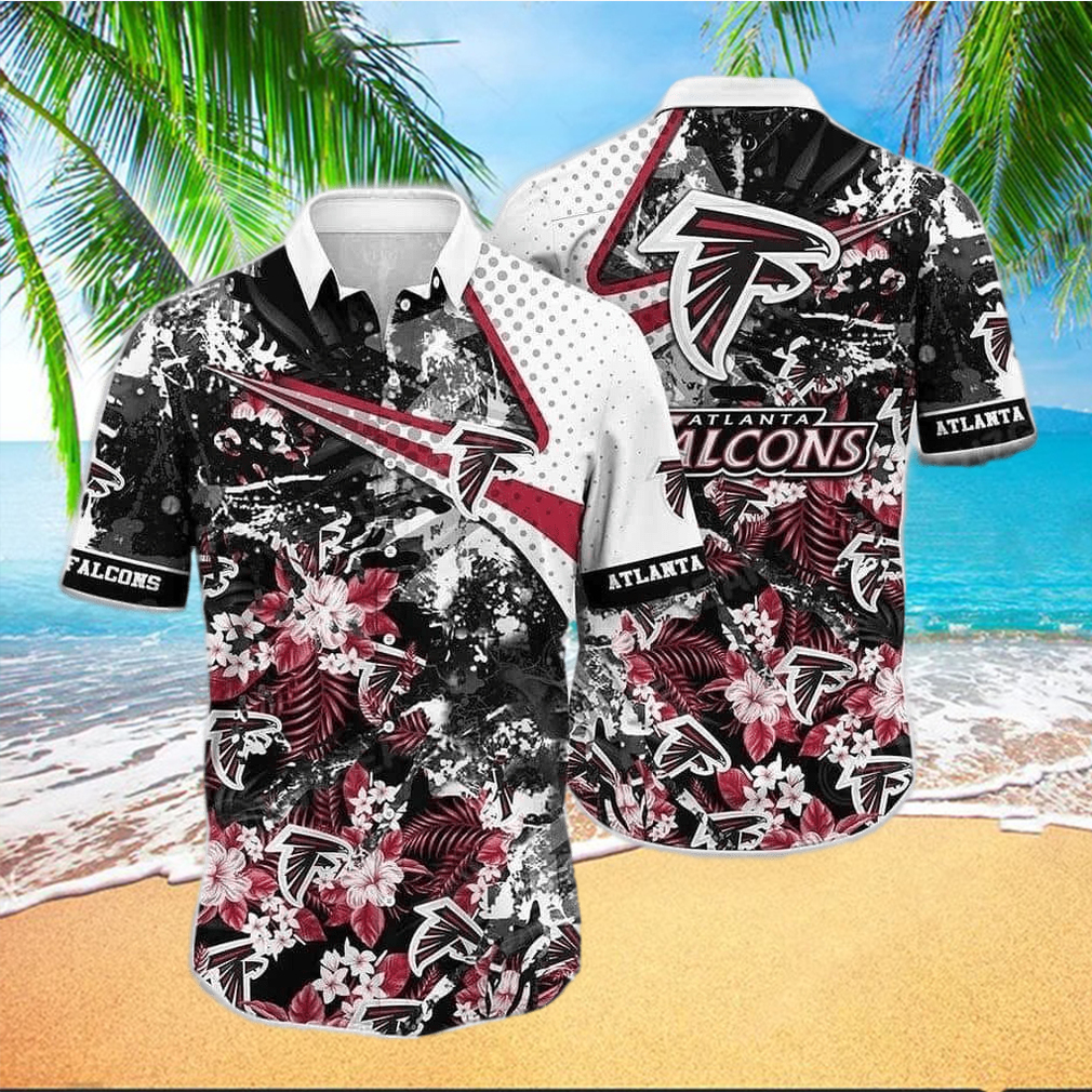 Atlanta Falcons Halloween Tropical Hawaiian Shirt - Trendy Aloha