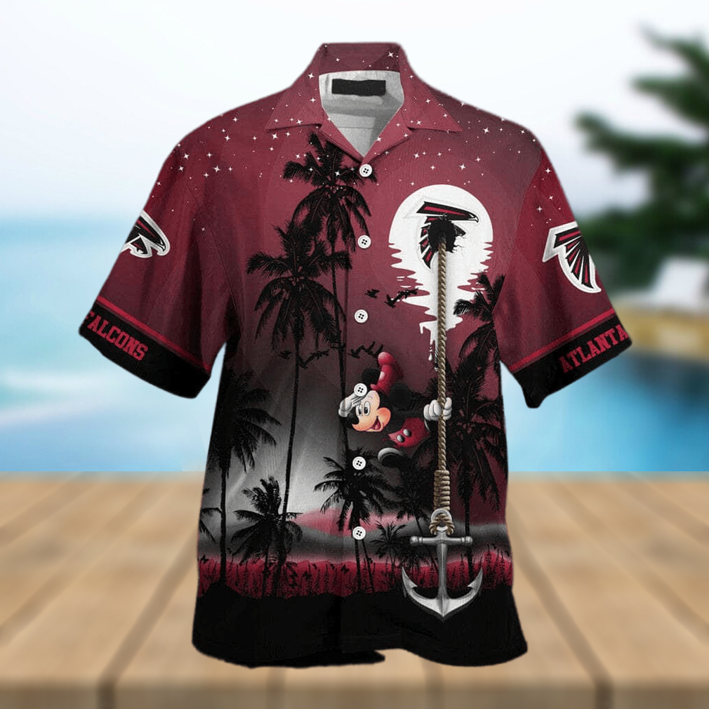 Nfl Atlanta Falcons 3D Hawaiian Shirt Shot Summer Men And Women For Fans -  Limotees