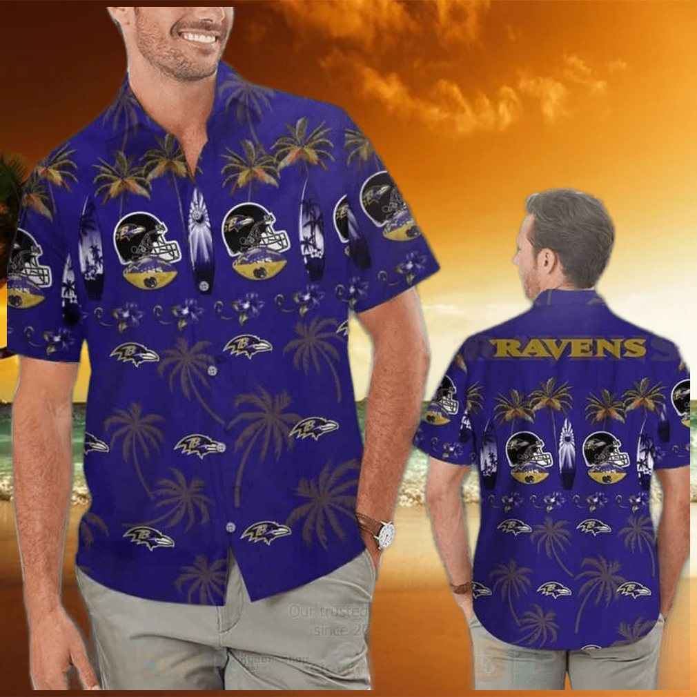 NFL Baltimore Ravens Hawaiian Shirt Summer Gift For Friends - Limotees