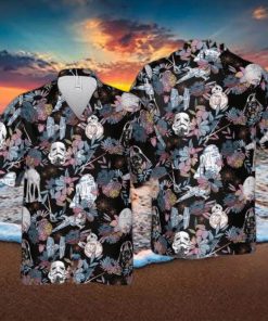 Vintage Aloha Star Wars Hawaiian Shirt BB 8 R2 – D2 Stormtroopers Summer Gift For Friend