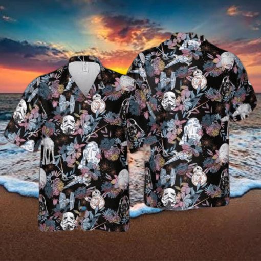 Vintage Aloha Star Wars Hawaiian Shirt BB 8 R2 – D2 Stormtroopers Summer Gift For Friend