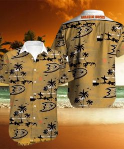 Vintage Anaheim Ducks Funny Hawaiian Shirt Gift For Beach Lovers