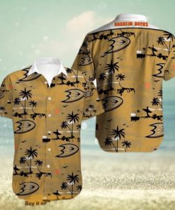 Vintage Anaheim Ducks Funny Hawaiian Shirt Gift For Beach Lovers