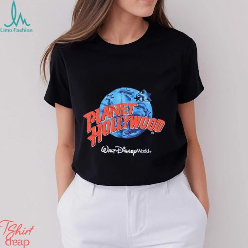 Vintage Planet Hollywood Disney World 1991 Blue T Shirt