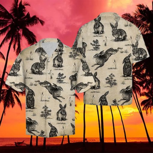 Vintage Rabbit Hawaiian Shirt