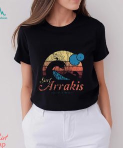 Visit Arrakis Vintage Distressed Surf Dune Sci Fi shirt