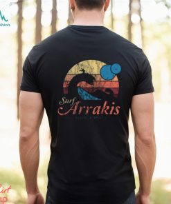 Visit Arrakis Vintage Distressed Surf Dune Sci Fi shirt