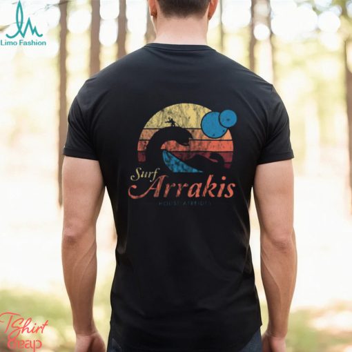 Visit Arrakis Vintage Distressed Surf Dune Sci Fi shirt