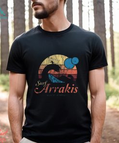 Visit Arrakis Vintage Distressed Surf Dune Sci Fi shirt