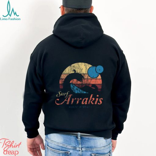 Visit Arrakis Vintage Distressed Surf Dune Sci Fi shirt