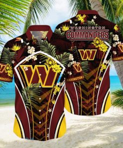 Washington Commanders NFL Flower Hawaiian Shirt Special Gift For Men Women Fans hawaiian shirt