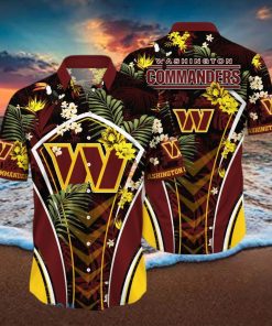 Washington Commanders NFL Flower Hawaiian Shirt Special Gift For Men Women Fans hawaiian shirt