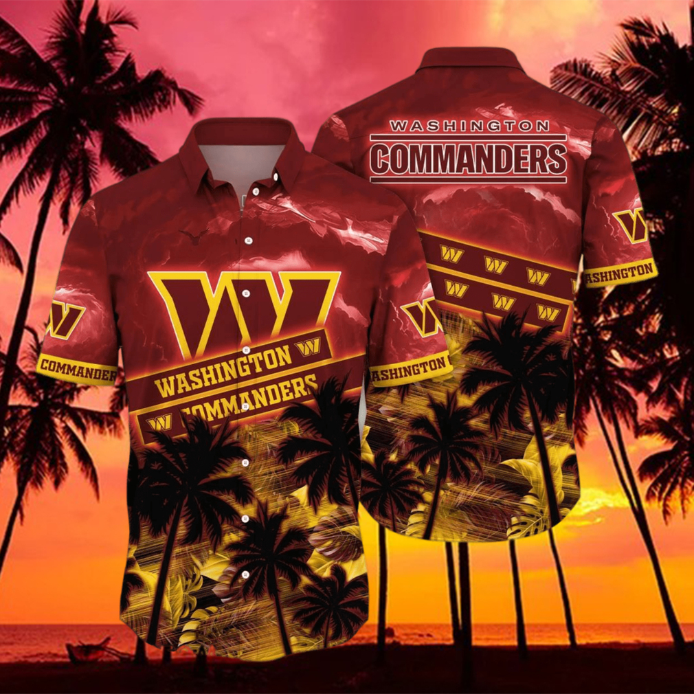 Washington Commanders NFL Flower Hawaiian Shirt Special Gift For