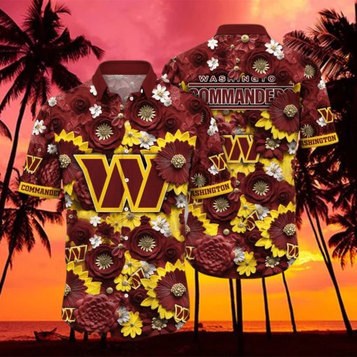 Washington Commanders NFL Hawaiian Shirt For Men And Women Fans hawaiian shirt