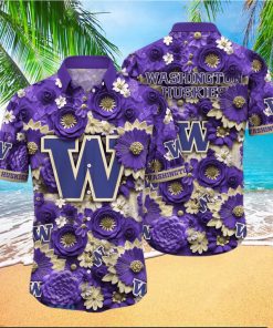 Washington Huskies NCAA1 Hawaiian Shirt For Men And Women Fans hawaiian shirt