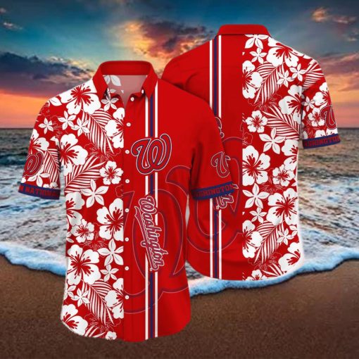 Washington Nationals MLB Flower Hawaiian Shirt For Men Women Special Gift For Fans