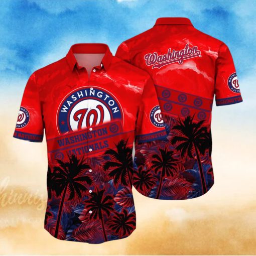 Washington Nationals MLB Flower Hawaiian Shirt Style Gift For Fans