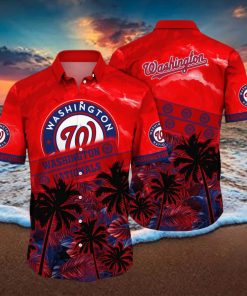 Washington Nationals MLB Flower Hawaiian Shirt Style Gift For Fans