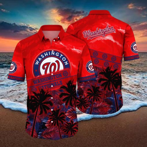 Washington Nationals MLB Flower Hawaiian Shirt Style Gift For Fans